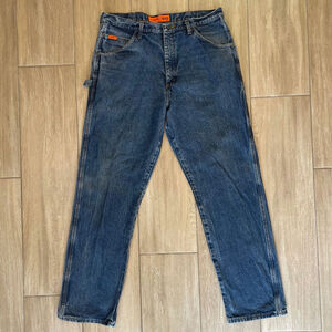 Wrangler FR Riggs Workwear Jeans 38x36 Flame Resistant Carpenter Denim